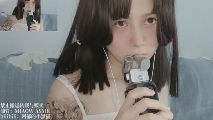 [阿郁的小黑猫]经典ASMR助眠视频合集 53