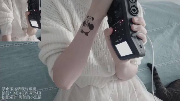 [阿郁的小黑猫]经典ASMR助眠视频合集 55