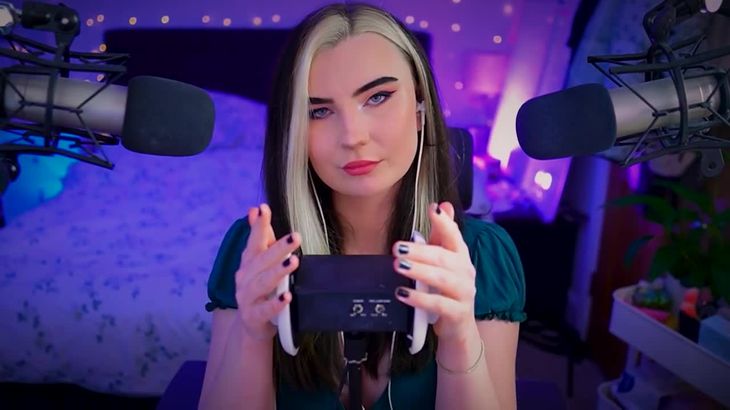 ASMR Ear Cupping – Intense Lotion Massage and Cupping w_ Mouth Sounds Delay