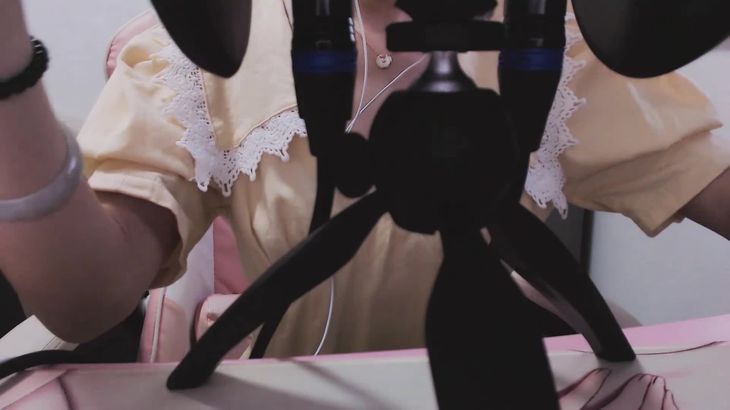 [Aki秋水ASMR]淡黄的长裙~御姐耳语助眠 深海炸弹超舒适！