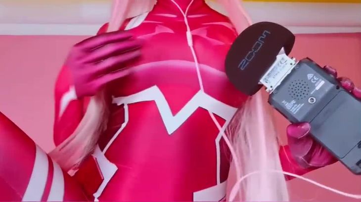ASMRMissWarmJ Zero Two 002 Cosplay！