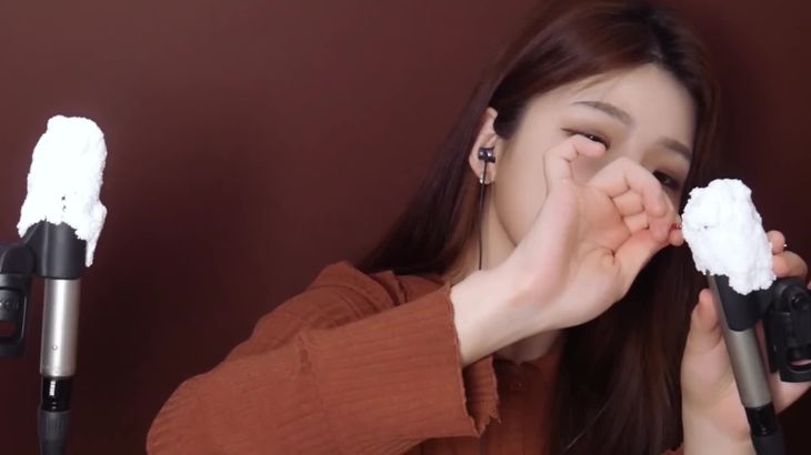 ASMR-너가-원한-바로-그-소리-(신선한-팅글일걸-)│폼클레이-가지고-놀기│폼클레이-귀-귀청소,귀만지기,귀주사│foamclay-earcelaning,touch,injection