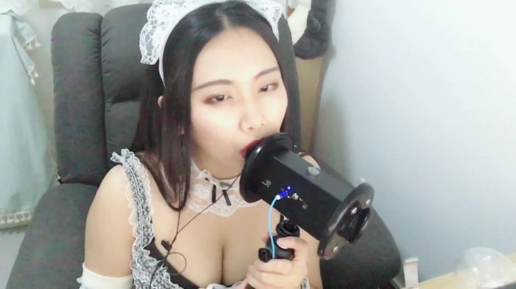 ASMR池喵 舔耳（女仆装）